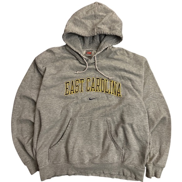 Nike Other - Nike Team East Carolina University ECU Hoodie Gray Yellow XL Sweatshirt Vintage